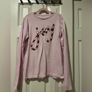 J Crew Crewcuts XL (12-14) long sleeve holiday T shirt